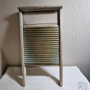 Antique Washboard Unbranded Cool Patina Some Weathering